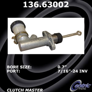 Centric Premium Clutch Master Cylinder for Jeep J10 - 136.63002