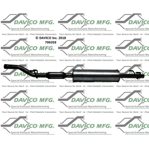 Davico Direct Fit Center Exhaust Muffler Assembly for 2004 Dodge Sprinter 3500 - 799359