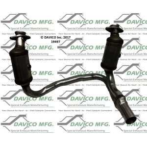 Davico Direct Fit Catalytic Converter and Pipe Assembly for Ram Dakota - 19497