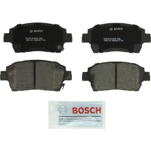 Bosch QuietCast™ Premium Organic Front Disc Brake Pads for 2003 Toyota Echo - BP990