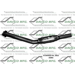 Davico Direct Fit Catalytic Converter and Pipe Assembly for 1987 Dodge Caravan - 23261