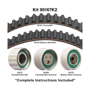Dayco Timing Belt Kit for 1998 Mitsubishi Eclipse - 95167K2