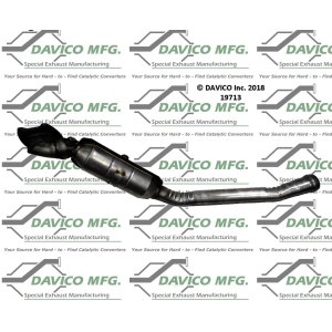 Davico Direct Fit Catalytic Converter and Pipe Assembly for 2014 Jeep Grand Cherokee - 19713