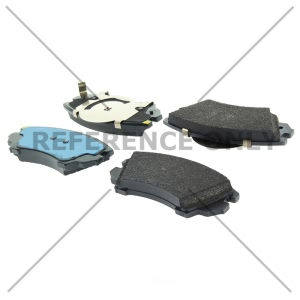 Centric Posi Quiet™ Extended Wear Semi-Metallic Front Disc Brake Pads for 2016 Chevrolet Caprice - 106.14040