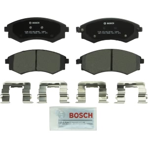 Bosch QuietCast™ Premium Organic Front Disc Brake Pads for 2001 Hyundai Tiburon - BP887