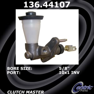 Centric Premium Clutch Master Cylinder for 1985 Toyota Corolla - 136.44107