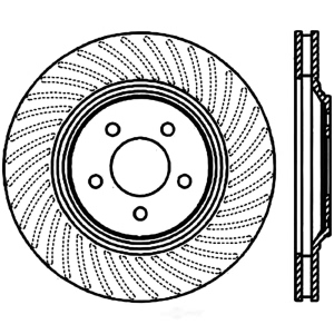 Centric Premium™ Brake Rotor for 1995 Ford Mustang - 125.61045
