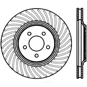 Centric Premium™ Brake Rotor for 2001 Ford Mustang - 125.61045