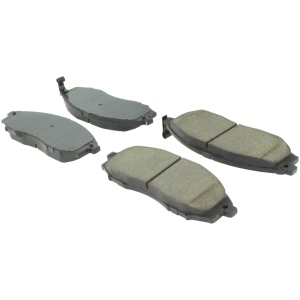 Centric Posi Quiet™ Extended Wear Semi-Metallic Front Disc Brake Pads for 2003 Nissan Xterra - 106.08300