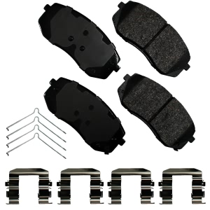 Akebono Pro-ACT™ Ultra-Premium Ceramic Front Disc Brake Pads for 2016 Kia Optima - ACT1826