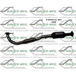 Davico Direct Fit Catalytic Converter and Pipe Assembly for 2002 Saturn SL - 14466