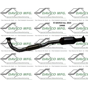 Davico Direct Fit Catalytic Converter and Pipe Assembly for Saturn SL1 - 14466