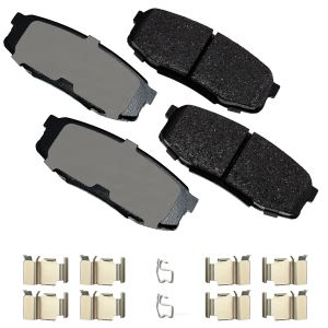 Akebono Performance™ Ultra-Premium Ceramic Rear Brake Pads for 2019 Toyota Land Cruiser - ASP1304A