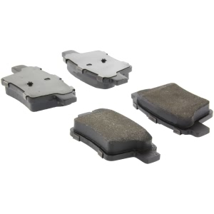 Centric Premium™ Semi-Metallic Brake Pads With Shims And Hardware for 2006 Jaguar X-Type - 300.10710