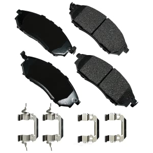 Akebono Performance™ Ultra-Premium Ceramic Front Brake Pads for Infiniti FX35 - ASP888B