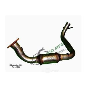 Davico Direct Fit Catalytic Converter and Pipe Assembly for 2009 GMC Sierra 2500 HD - 193711