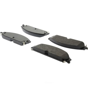 Centric Posi Quiet™ Extended Wear Semi-Metallic Front Disc Brake Pads for Dodge Charger - 106.10580