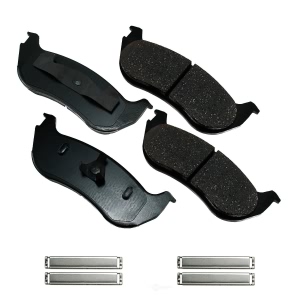 Akebono Pro-ACT™ Ultra-Premium Ceramic Rear Disc Brake Pads for 2004 Mercury Mountaineer - ACT881