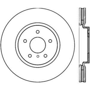 Centric Premium™ Brake Rotor for Infiniti Q50 - 125.42100