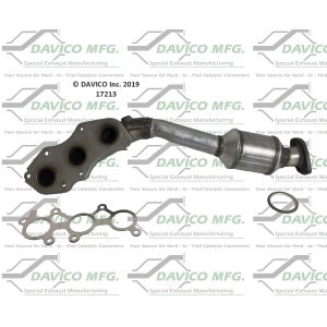 Davico Exhaust Manifold with Integrated Catalytic Converter for 2010 Lexus IS250 - 17213