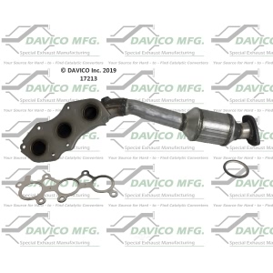 Davico Exhaust Manifold with Integrated Catalytic Converter for 2011 Lexus IS350 - 17213