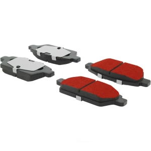 Centric Posi Quiet Pro™ Ceramic Rear Disc Brake Pads for 2011 Mercury Milan - 500.11610