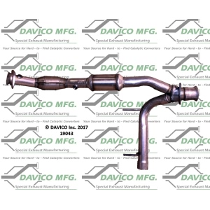 Davico Direct Fit Catalytic Converter and Pipe Assembly for 2004 Ford Expedition - 19043