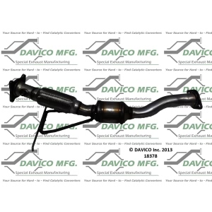 Davico Direct Fit Catalytic Converter and Pipe Assembly for Volvo V70 - 18378