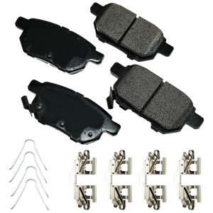 Akebono Pro-ACT™ Ultra-Premium Ceramic Rear Disc Brake Pads for 2010 Toyota Prius - ACT1354B