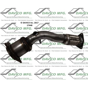 Davico Direct Fit Catalytic Converter and Pipe Assembly for Porsche Cayenne - 17448