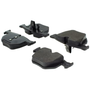 Centric Posi Quiet™ Extended Wear Semi-Metallic Rear Disc Brake Pads for 2004 BMW 530i - 106.06831