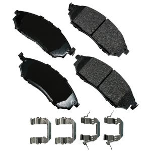 Akebono Performance™ Ultra-Premium Ceramic Front Brake Pads for 2013 Infiniti G37 - ASP888A