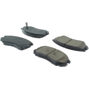 Centric Posi Quiet™ Ceramic Front Disc Brake Pads for Hyundai Tiburon - 105.11040