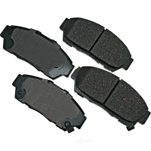 Akebono Pro-ACT™ Ultra-Premium Ceramic Front Disc Brake Pads for 1993 Honda Civic - ACT617