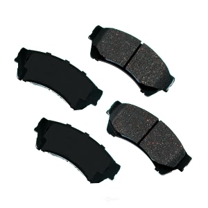 Akebono Performance Ultra Premium™ Ceramic Disc Brake Pad Kit for 2009 Mazda 6 - ASP1164