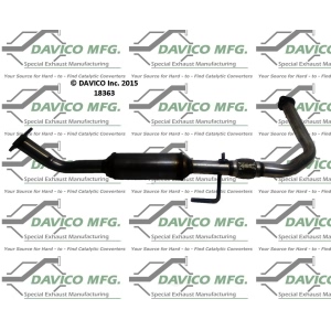 Davico Direct Fit Catalytic Converter and Pipe Assembly for 2004 Toyota Tundra - 18363