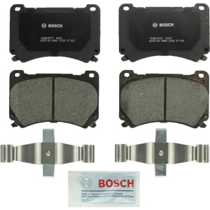 Bosch QuietCast™ Premium Organic Front Disc Brake Pads for 2012 Hyundai Genesis - BP1396