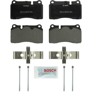 Bosch QuietCast™ Premium Organic Rear Disc Brake Pads for 2009 Chevrolet Corvette - BP1129
