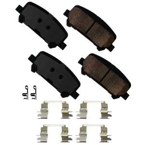 Akebono Performance™ Ultra-Premium Ceramic Brake Pads for 2017 GMC Canyon - ASP1806