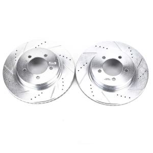 Power Stop PowerStop Evolution Performance Drilled, Slotted& Plated Brake Rotor Pair for 2004 Mercury Mountaineer - AR8589XPR