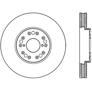 Centric Premium™ Brake Rotor for 2002 Lexus IS300 - 125.44083