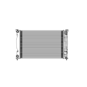 TYC Engine Coolant Radiator for 2007 Audi A4 - 2823