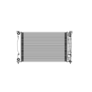 TYC Engine Coolant Radiator for 2008 Audi A4 - 2823