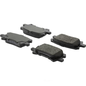 Centric Posi Quiet™ Extended Wear Semi-Metallic Rear Disc Brake Pads for 2005 Toyota Highlander - 106.09960