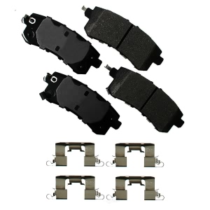 Akebono Performance™ Ultra-Premium Ceramic Rear Brake Pads for 2011 Infiniti QX56 - ASP1510