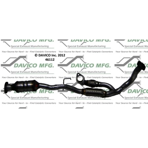 Davico Dealer Alternative Direct Fit Catalytic Converter and Pipe Assembly for Toyota Avalon - 46112