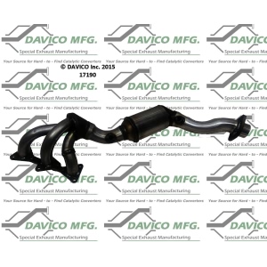 Davico Exhaust Manifold with Integrated Catalytic Converter for 2001 BMW Z3 - 17190
