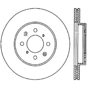 Centric Premium™ Brake Rotor for 1994 Acura Integra - 125.40021