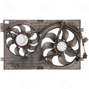 Four Seasons Dual Radiator And Condenser Fan Assembly for Audi TT Quattro - 75612