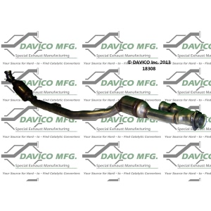 Davico Direct Fit Catalytic Converter and Pipe Assembly for Mercedes-Benz C32 AMG - 18308